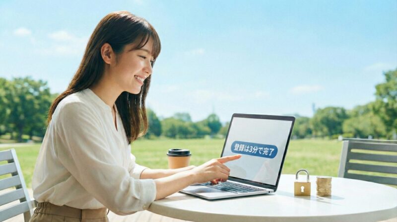 登録は無料。あなたのリスクはゼロです