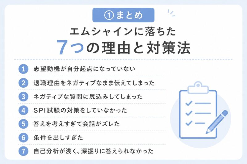 落ちる人に共通する7つの原因