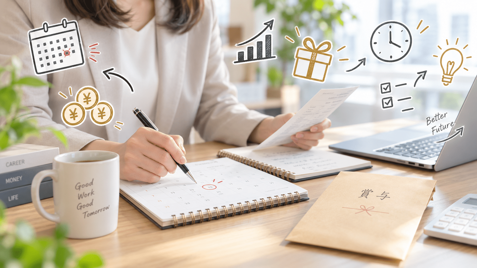 マイナビキャリレーションの賞与はいつ？金額の目安も解説